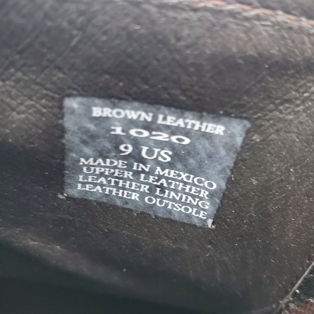 NEW Fabio De Luca Men 9 Tan Brown All Leather Suede Chukka Dress Boots Old Stock - Picture 7 of 14